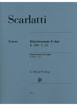 Klaviersonate E-dur K. 380, L. 23